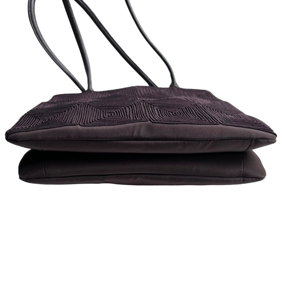 Cee Klein Beautifully Detailed Nylon Zippered Shoulder Tote NWOT - Picture 10 of 10